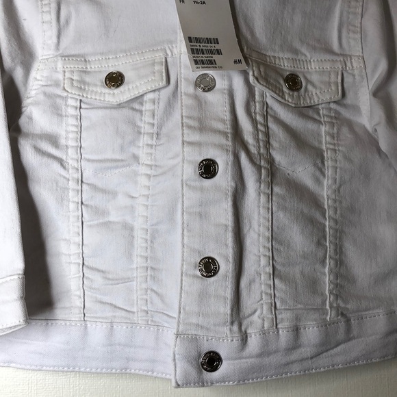 White jean jacket - Picture 3 of 5